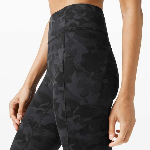 Lululemon Invigorate High-Rise Tight 25" Incognito Camo Multi Grey - Picture 2 of 9